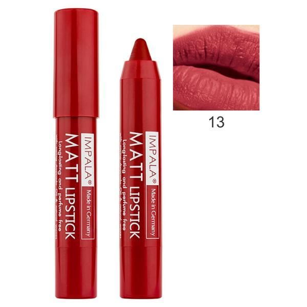 Impala Пастелно дълготрайно матово червило Impala Matt, нюанс 13 Raspberry