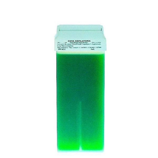 Prima Патрон восък за епилация за еднократна употреба Зелен - Prima Liposoluble Classic Wax Green With Applicator 100 гр