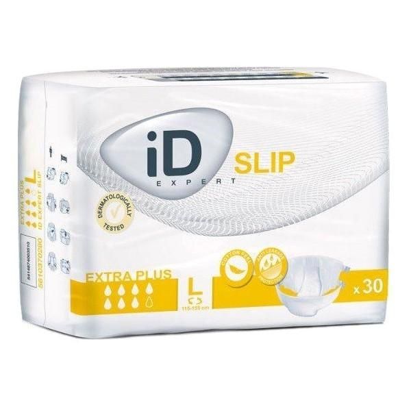 iD Slip Пелени за инконтиненция при възрастни iD Slip Extra Plus, размер L, 115-155см, 30 броя