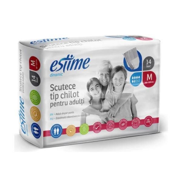 Estime Пелени за възрастни размер M, Dynamic Estimates, 14 бр