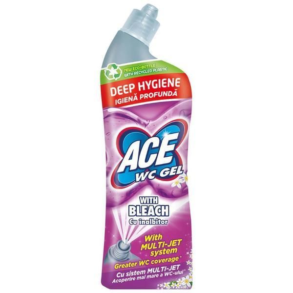 Ace Перил гел за тоалетна с белина - ACE WC, 700 мл