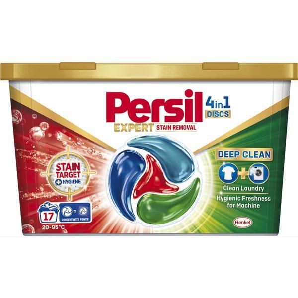 Persil Перилен препарат на капсули за пране - Persil 4 в 1 Expert Stain Removal, 17 бр