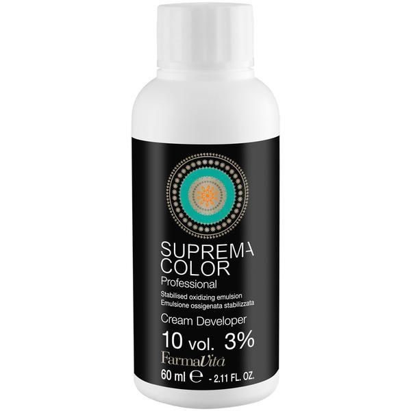 Farmavita Перманентен окислител 10 об. 3% - FarmaVita Suprema Color Professional Cream Developer 10 об. 3%, 60 мл