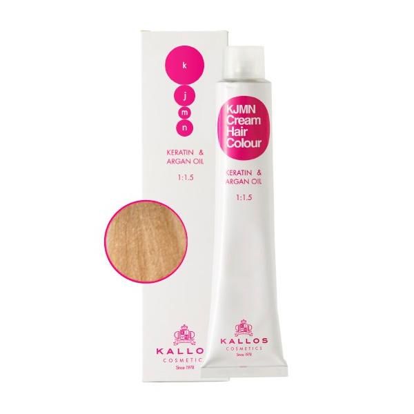 Kallos Перманентна боя &ndash; Супер светло русо - Kallos KJMN Cream Hair Colour нюанс 9.0 Very Light Blond 100мл