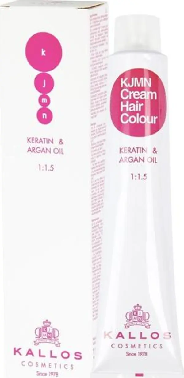 Kallos Перманентна боя &ndash; Тъмно русо - Kallos KJMN Cream Hair Colour нюанс 6.0 Dark Blond 100мл