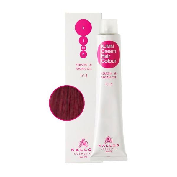 Kallos Перманентна боя &ndash; Тъмно русо с виолетов нюанс - Kallos KJMN Cream Hair Colour нюанс 6.20 Dark Violet Blond 100мл