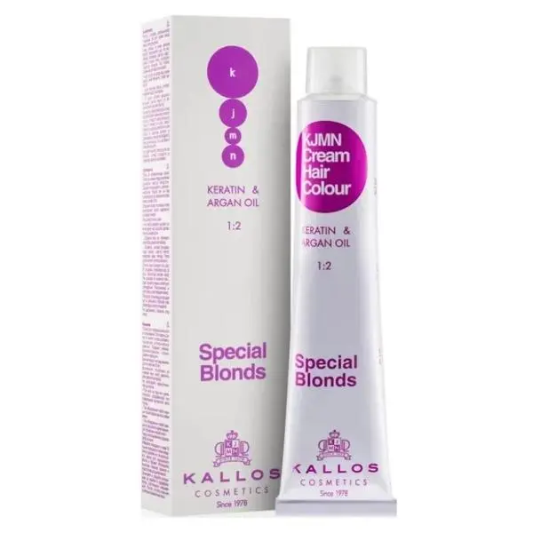 Kallos Перманентна боя &ndash; Ултра специално русо - Kallos KJMN Cream Hair Colour Special Blonds нюанс 12.0 Special Ultra Blond 100мл