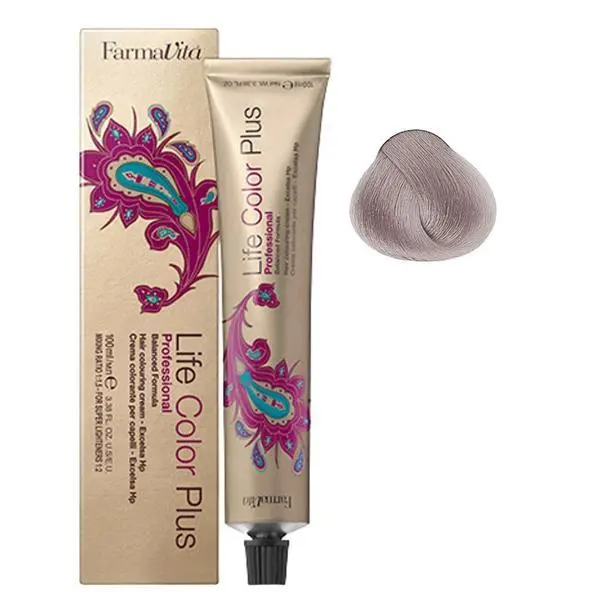Farmavita Перманентна боя - FarmaVita Life Color Plus Professional, нюанс 10.72 Platinum Brown Iridescent Blonde, 100 мл