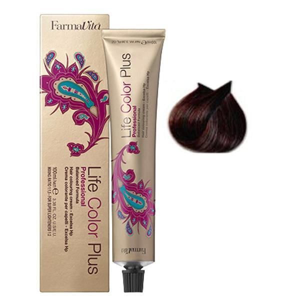 Farmavita Перманентна боя - FarmaVita Life Color Plus Professional, нюанс 4.5 Mahogany Brown, 100 мл