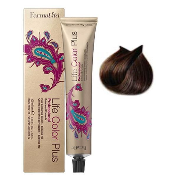 Farmavita Перманентна боя - FarmaVita Life Color Plus Professional, нюанс 5.35 Light Chocolate Brown 100 мл