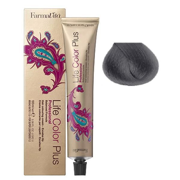 Farmavita Перманентна боя - FarmaVita Life Color Plus Professional, нюанс 6.12 Dark Ash Iridescent Blonde 100 мл