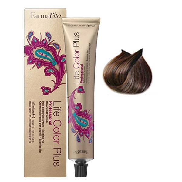 Farmavita Перманентна боя - FarmaVita Life Color Plus Professional, нюанс 6.3 Dark Golden Blonde, 100 мл