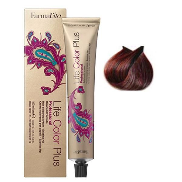 Farmavita Перманентна боя - FarmaVita Life Color Plus Professional, нюанс 6.5 Dark Mahogany Blonde, 100 мл