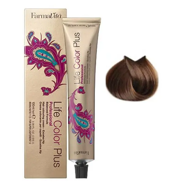 Farmavita Перманентна боя - FarmaVita Life Color Plus Professional, нюанс   7.77 Intense Sandy Blonde, 100 мл
