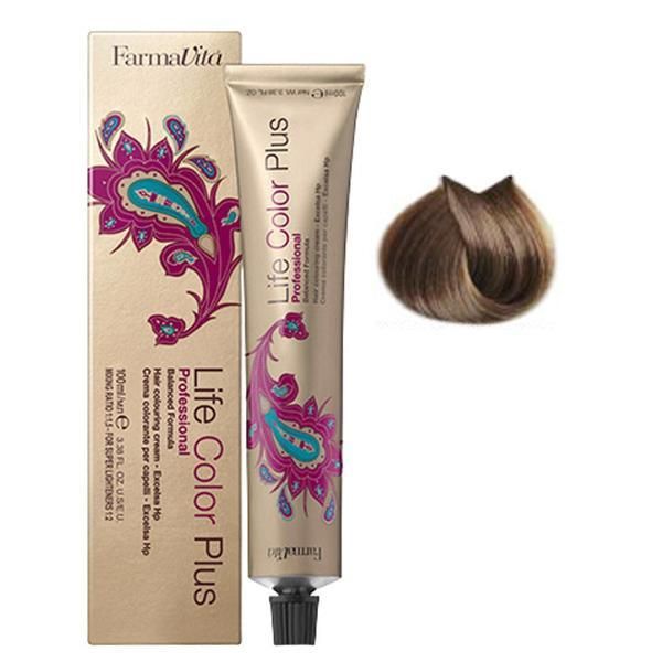 Farmavita Перманентна боя - FarmaVita Life Color Plus Professional, нюанс 8.00 Light Intense Blonde, 100 мл