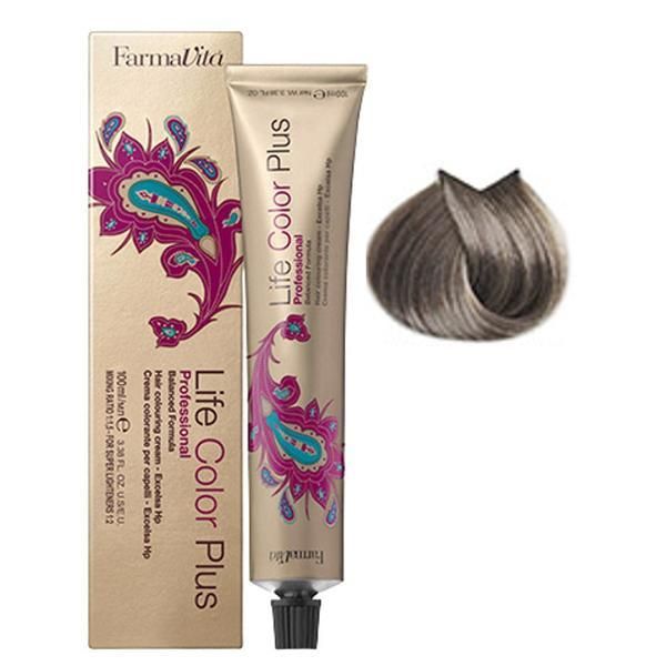 Farmavita Перманентна боя - FarmaVita Life Color Plus Professional, нюанс 8.1 Light Ash Blonde, 100 мл