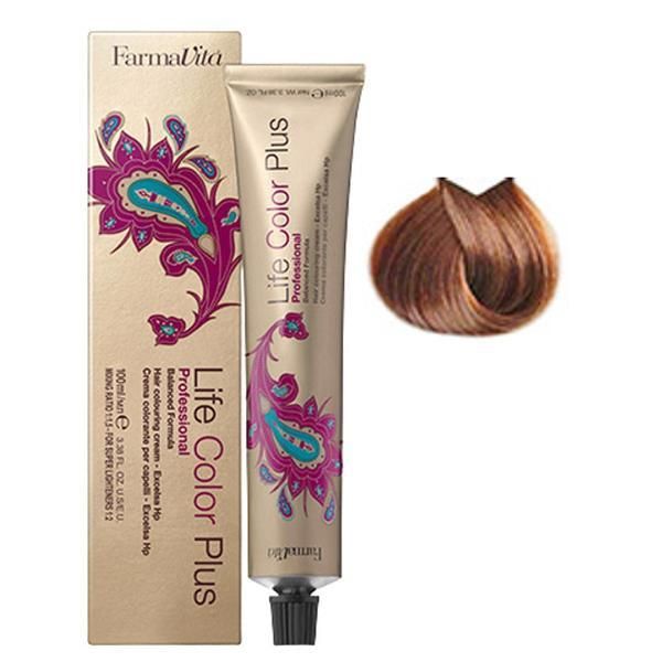 Farmavita Перманентна боя - FarmaVita Life Color Plus Professional, нюанс 8.34 Light Golden Copper Blonde, 100 мл
