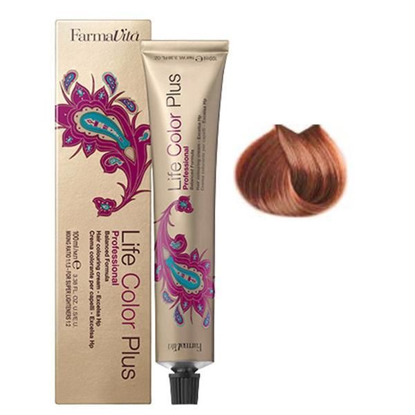 Farmavita Перманентна боя - FarmaVita Life Color Plus Professional, нюанс 8.45 Light Copper Mahogany Blonde, 100 мл