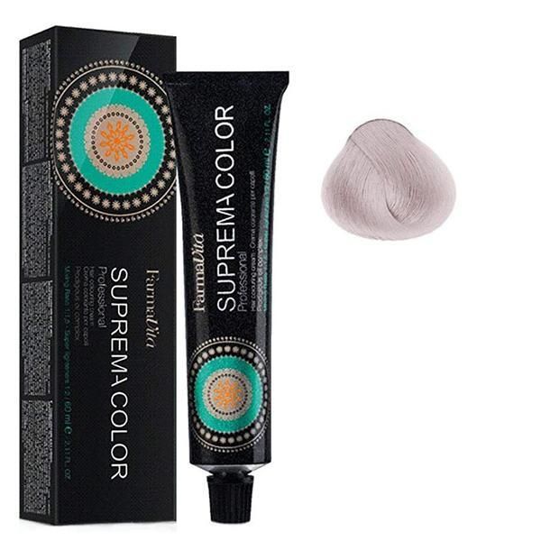 Farmavita Перманентна боя - FarmaVita Suprema Color Professional, нюанс 10.102 Platinum Blonde Ash-Pearl, 60 мл