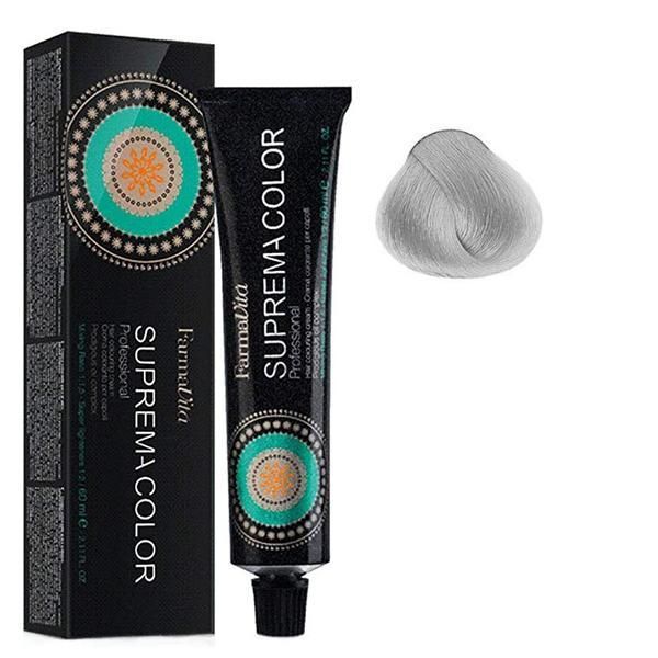 Farmavita Перманентна боя - FarmaVita Suprema Color Professional, нюанс 10.11 Platinum Blonde Intense Ash, 60 мл