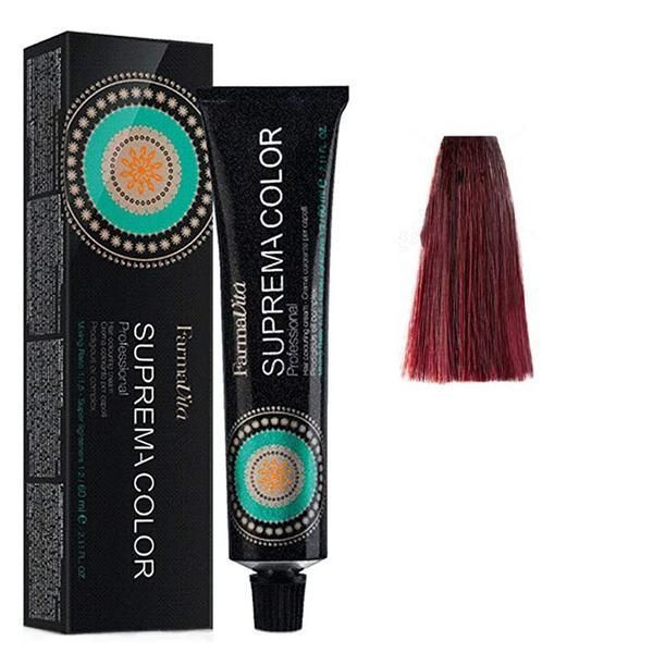 Farmavita Перманентна боя - FarmaVita Suprema Color Professional, нюанс 6.66 Dark Intense Red Blonde, 60 мл