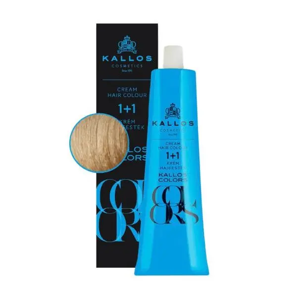 Kallos Перманентна боя - Kallos Colors Cream Hair Colour нюанс 10F Естествено ярко русо