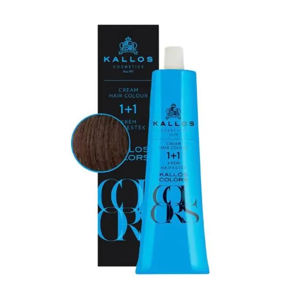 Kallos Перманентна боя - Kallos Colors Cream Hair Colour нюанс 5G Светло златисто кафяво