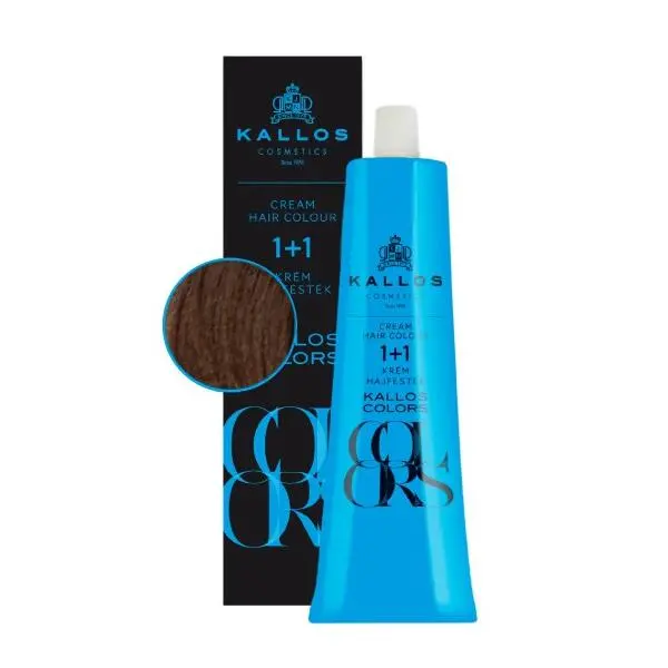 Kallos Перманентна боя - Kallos Colors Cream Hair Colour нюанс 6G Тъмно златисто русо