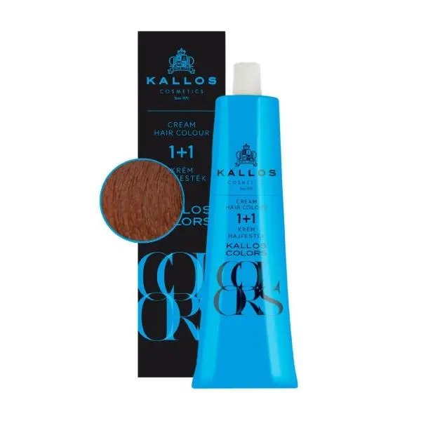 Kallos Перманентна боя - Kallos Colors Cream Hair Colour нюанс 7D Tютюново русо