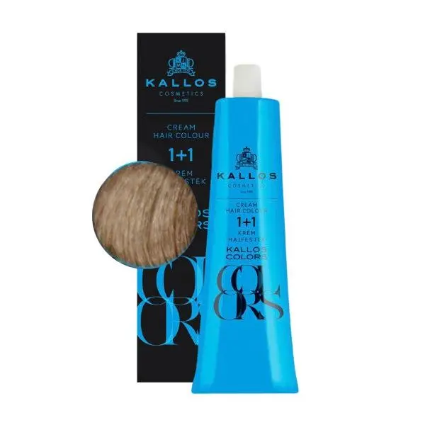 Kallos Перманентна боя - Kallos Colors Cream Hair Colour нюанс 7N Средно русо