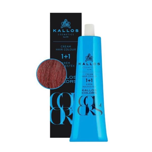 Kallos Перманентна боя - Kallos Colors Cream Hair Colour нюанс 7V Тъмно червено