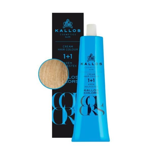Kallos Перманентна боя - Kallos Colors Cream Hair Colour нюанс 9F Ярко слънчево русо
