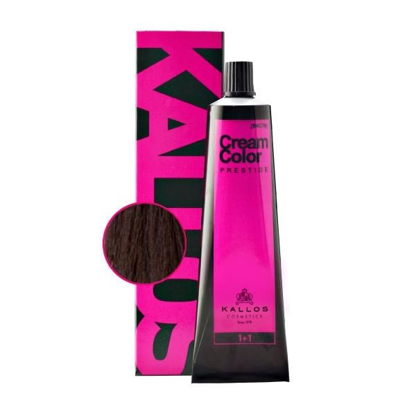Kallos Перманентна боя - Kallos Prestige Cream Color нюанс 3 Тъмно кафяво