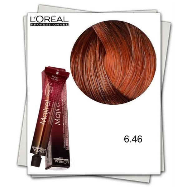 L'oreal Professionnel Перманентна боя - L&#039;Oreal Professionnel Majirel Ionene G Incell 6.46 тъмно медено русо