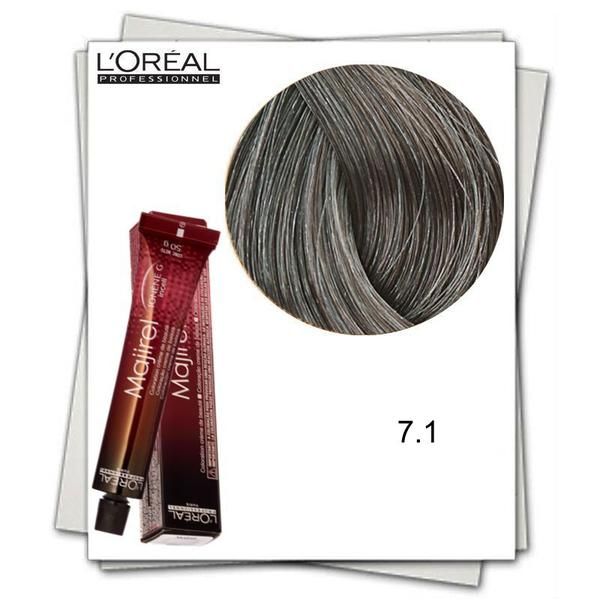 L'oreal Professionnel Перманентна боя - L&#039;Oreal Professionnel Majirel Ionene G Incell 7.1 пепелно русо