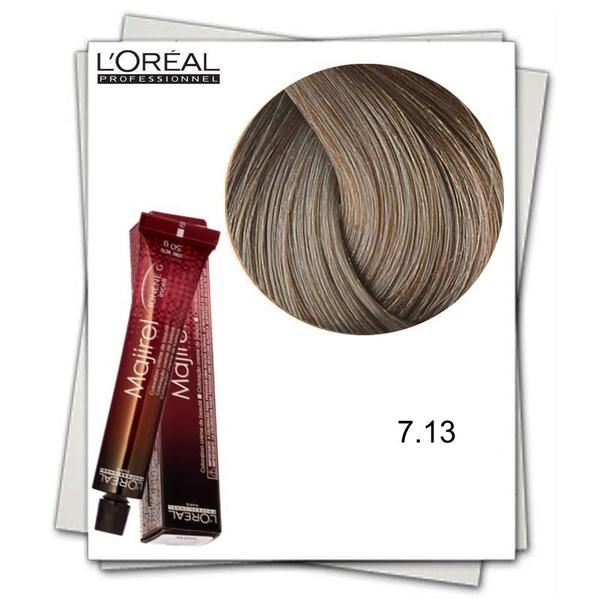 L'oreal Professionnel Перманентна боя - L&#039;Oreal Professionnel Majirel Ionene G Incell 7.13 пепелно златисто русо