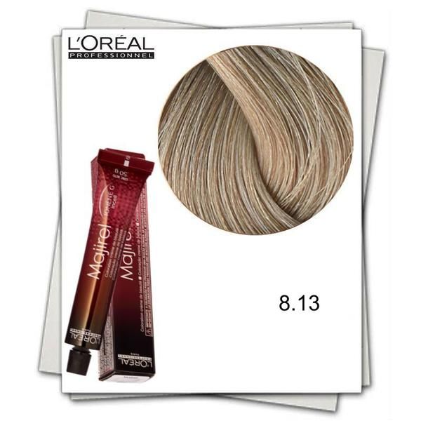 L'oreal Professionnel Перманентна боя - L&#039;Oreal Professionnel Majirel Ionene G Incell 8.13 светло русо златисто пепелно