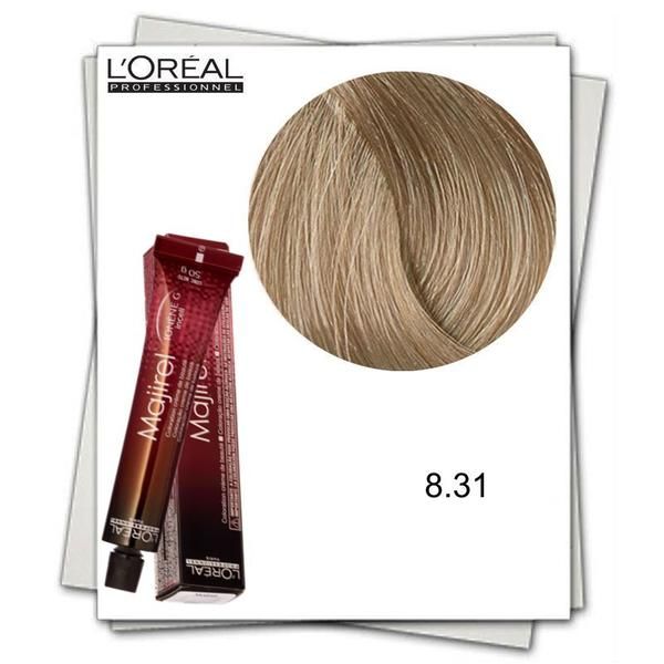 L'oreal Professionnel Перманентна боя - L&#039;Oreal Professionnel Majirel Ionene G Incell 8.31 светло русо пепелно златисто