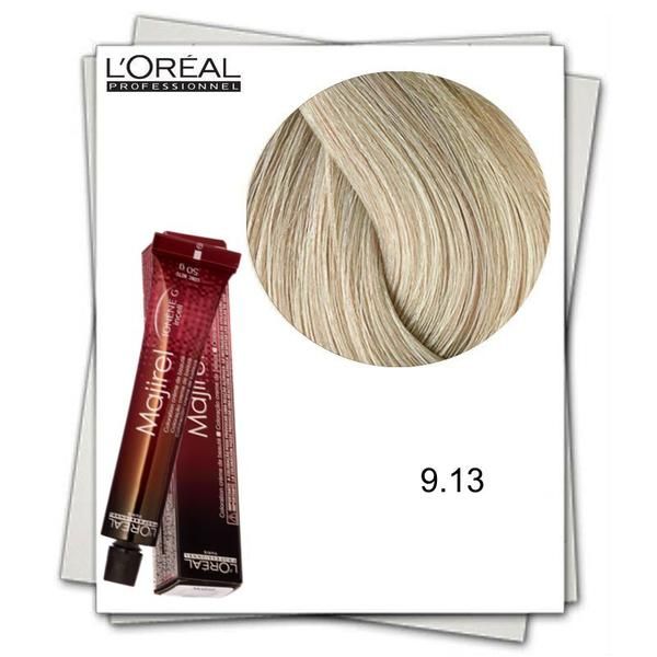 L'oreal Professionnel Перманентна боя - L&#039;Oreal Professionnel Majirel Ionene G Incell 9.13 много светло пепелно русо