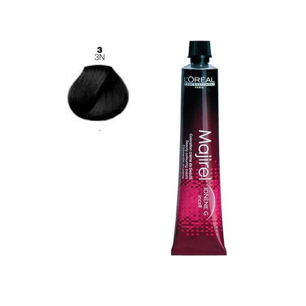 L'oreal Professionnel Перманентна боя L&#039;Oreal Professionnel Majirel Ionene G incell nr. 3 интензивно кафяво