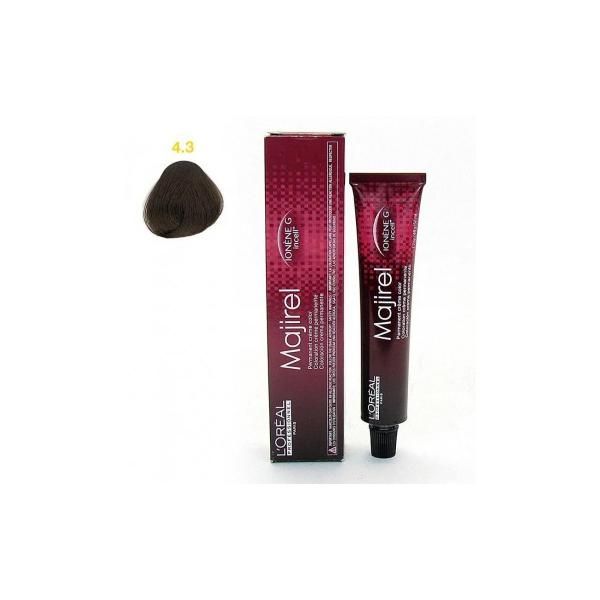 L'oreal Professionnel Перманентна боя L&#039;Oreal Professionnel Majirel Ionene G incell nr. 4.3 златисто сатенено