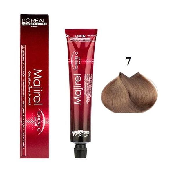 L'oreal Professionnel Перманентна боя - L&#039;Oreal Professionnel Majirel Ionene G Incell nr. 7 русо