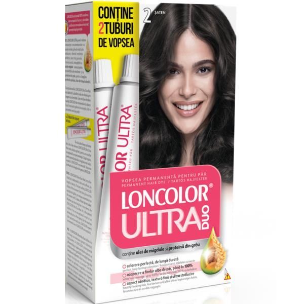 Loncolor Перманентна боя Loncolor Ultra Max Permanent Hair Dye, нюанс 2 Satin