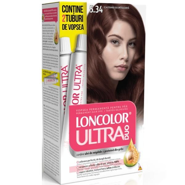 Loncolor Перманентна боя Loncolor Ultra Max Permanent Hair Dye, нюанс 5.34 Cinnamon Chestnut