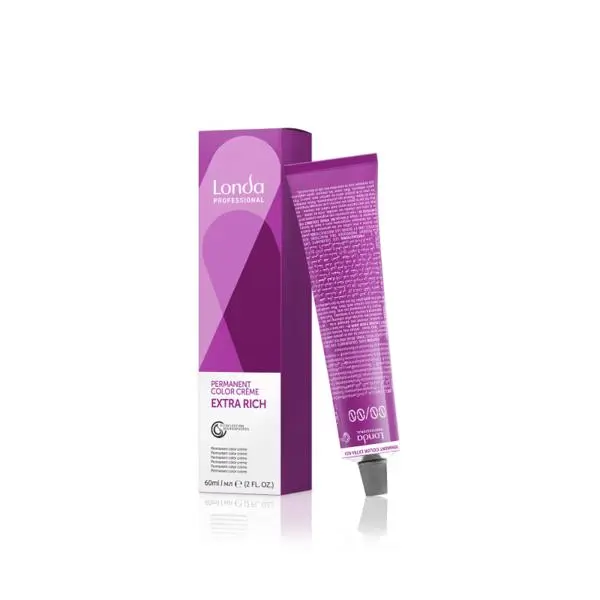 Londa Professional Перманентна боя - Londa Professional Extra Rich Permanent Color, нюанс 6/06 Dark Blonde Natural Violet, 60 мл