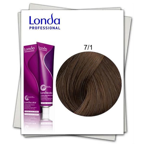 Londa Professional Перманентна боя - Londa Professional нюанс 7/1 средно естествено русо