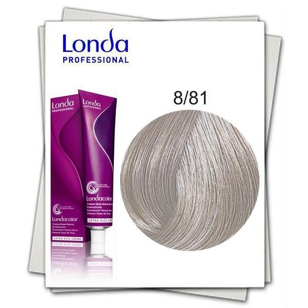 Londa Professional Перманентна боя - Londa Professional нюанс 8/81 светло русо пепелно синьо
