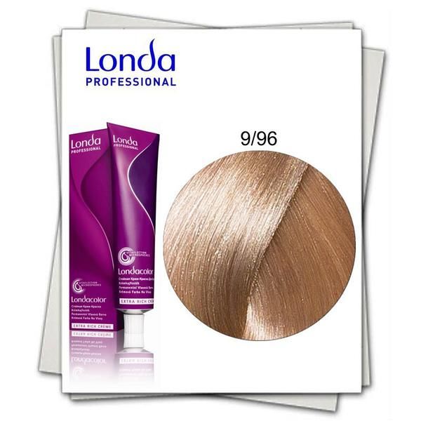 Londa Professional Перманентна боя - Londa Professional нюанс 9/96 ярко русо пепелно виолетово