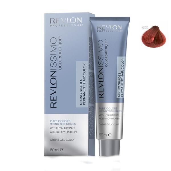 Revlon Professional Перманентна боя Mixton - Revlon Professional Revlonissimo Colorsmetique Pure Colors Mixing Shades Permanent Hair Color, нюанс PC600 Red, 60 мл