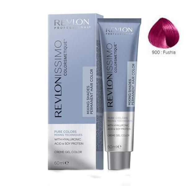 Revlon Professional Перманентна боя Mixton - Revlon Professional Revlonissimo Colorsmetique Pure Colors Mixing Shades Permanent Hair Color, нюанс PC900 Fuchsia, 60 мл